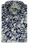 Camisa estampada azul oscuro - Vista frontal