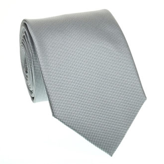 Gray honeycomb textured tie