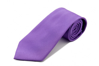 Solid Lilac Tie