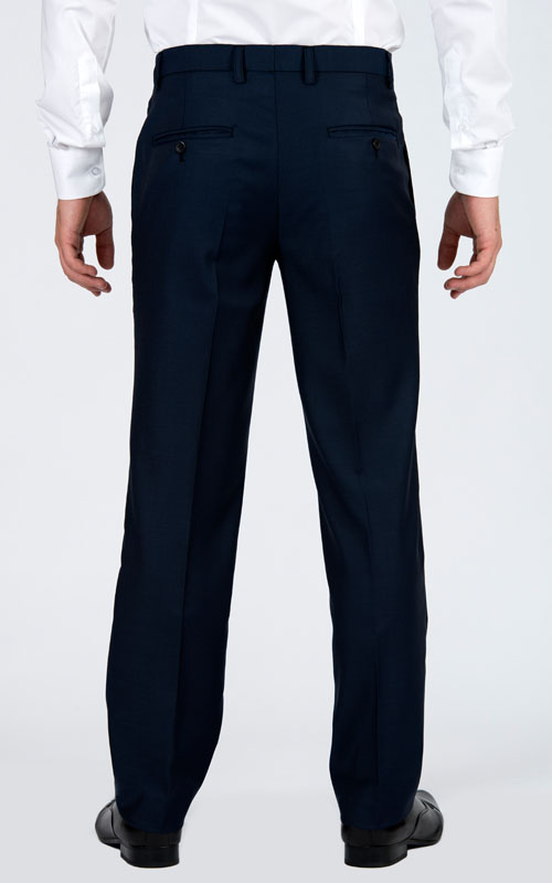 Premium Blue Pants - Back pants