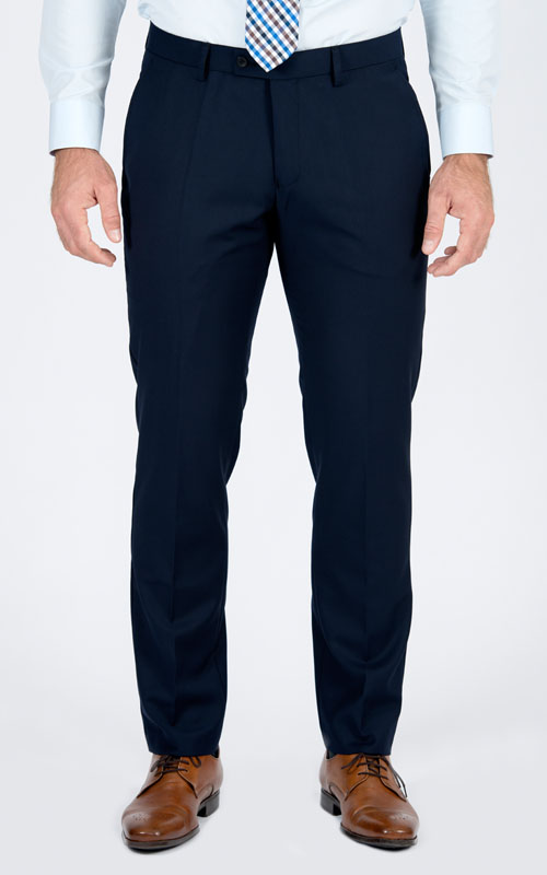 Basic Blue Custom Suit - Front pants