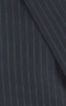 Striped Navy Custom Suit - Fabric
