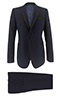 Tuxedo Suit Solid Dark blue - Entire suit