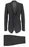 Dark gray suit with thin stripe - Entire suit