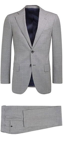 Tailored suit - Chatelle Gray Sharkskin Suit
