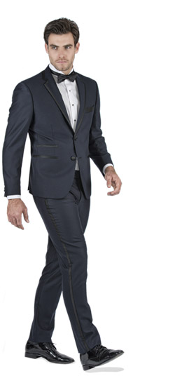 Tailored suit - Blue Tuxedo Tailored Suit